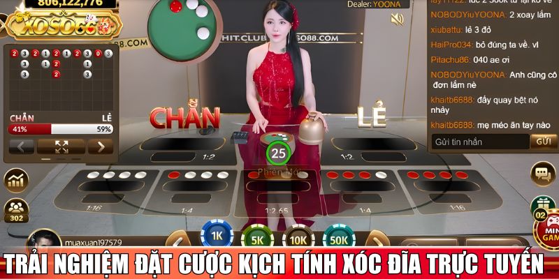 Trải nghiệm đặt cược đầy kịch tính tại xóc đĩa trực tuyến