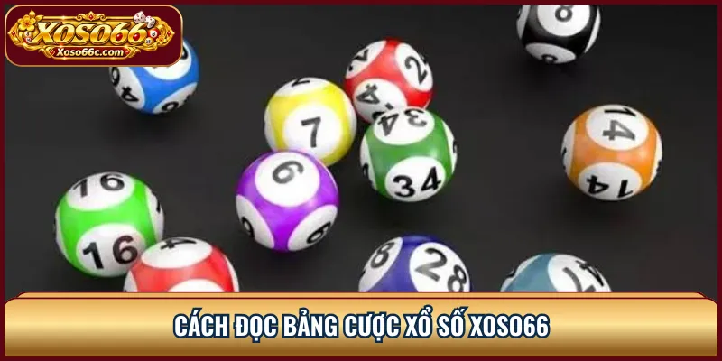 Cách đọc bảng cược xổ số XOSO66