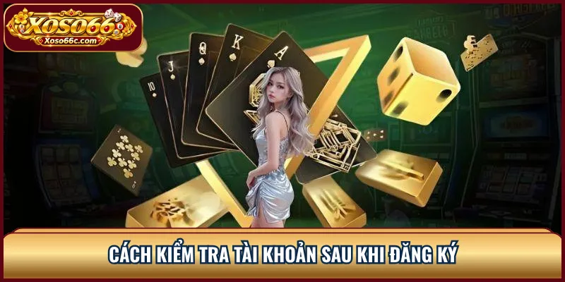 Cách kiểm tra tài khoản sau khi đăng ký