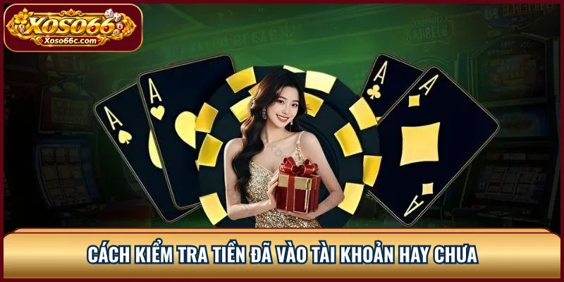 Cách kiểm tra tiền đã vào tài khoản hay chưa