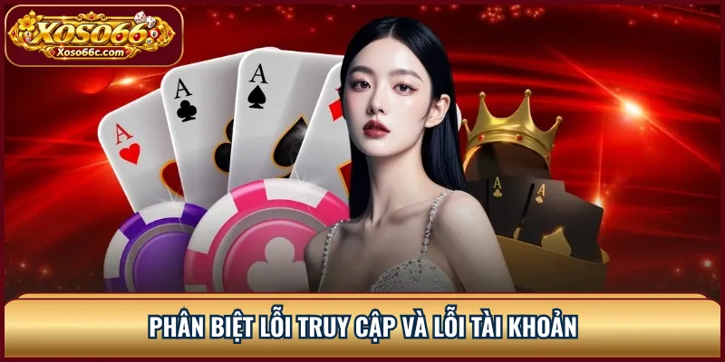 XOSO66 Bị Chặn? Cách Kiểm Tra Và Khôi Phục Truy Cập 2 Phân biệt lỗi truy cập và lỗi tài khoản